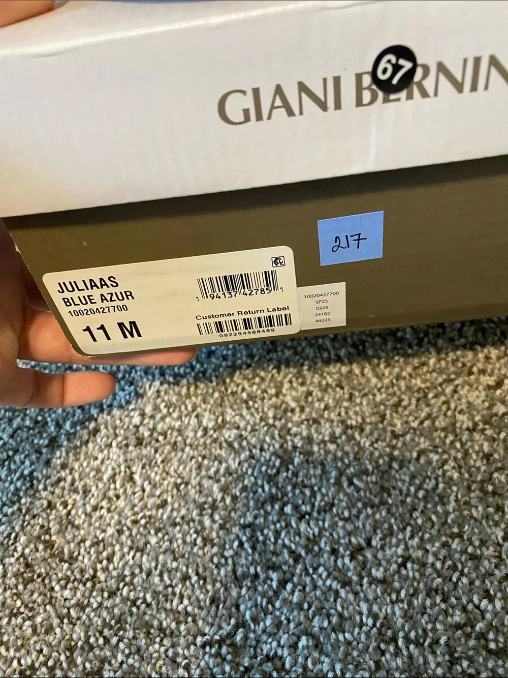 Gianni Bini Light Blue Suede Crisscross Wedge Sandals